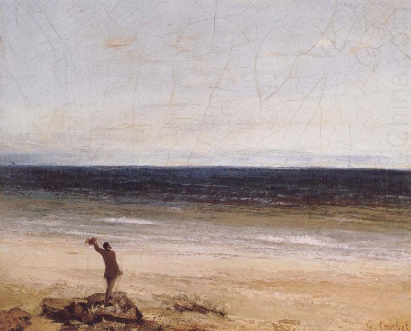 The Sea at Palavas, Gustave Courbet